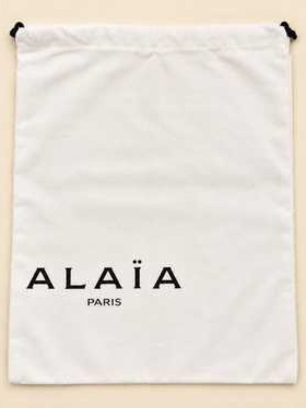 Alaïa Paris drawstring shoe dust bag